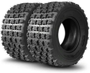 22x10-10 ATV UTV Tires 22x10x10 All Terrain Knobby Sport Tires for All Trail Sand Mud Off-Road Tire, 6-Ply Tubeless, Pair of 2