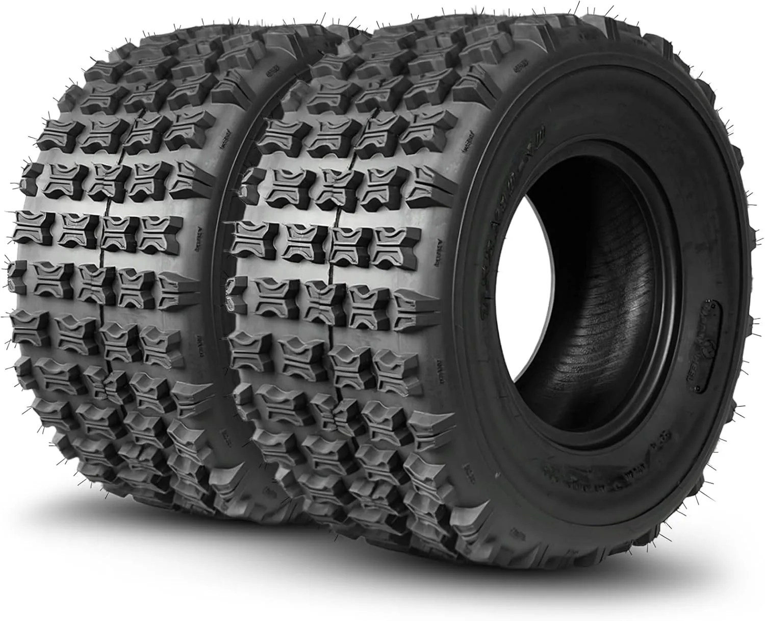 22x10-10 ATV UTV Tires 22x10x10 All Terrain Knobby Sport Tires for All Trail Sand Mud Off-Road Tire, 6-Ply Tubeless, Pair of 2