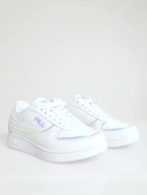A-Low Panel Lace Up Sneaker - White