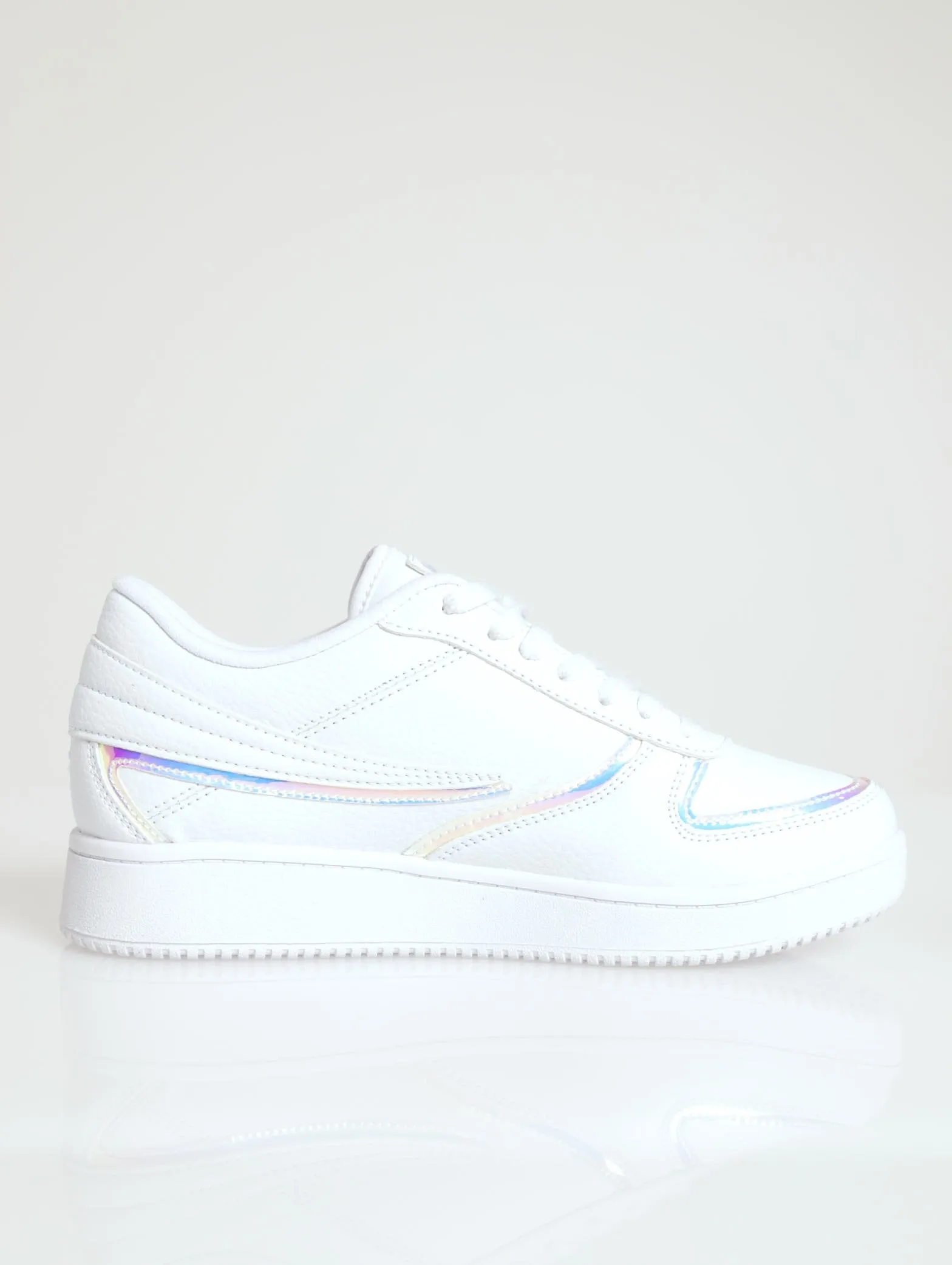 A-Low Panel Lace Up Sneaker - White
