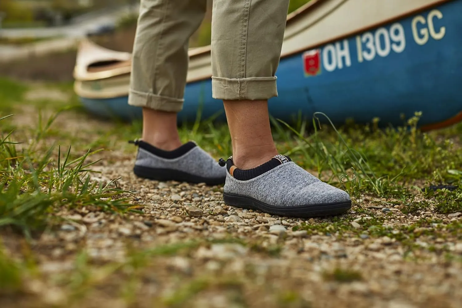 Acorn Women's Explorer Water Repellent Moc Slipper with Adjustable Toggle