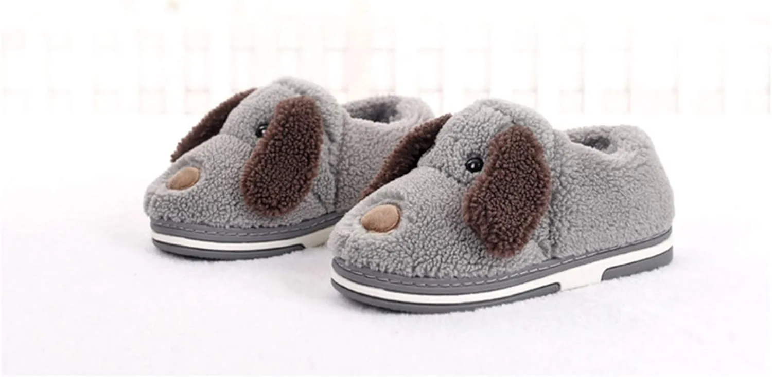 Adult & Children Cotton Hippo Home Plush Animal Slippers