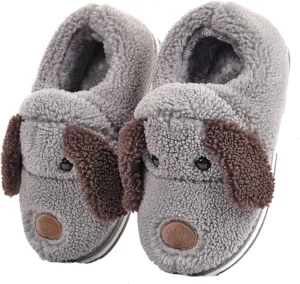 Adult & Children Cotton Hippo Home Plush Animal Slippers