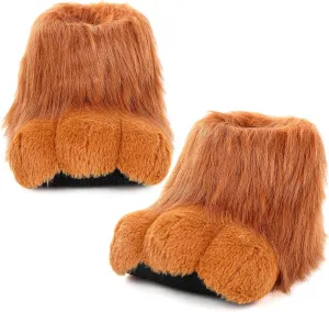Adult Easter Bunny Boot Rabbit Foot Shoes Easter Bunny Costume Accessories Plush Rabbit Slippers for Easter