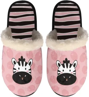 Advocator House Slippers Family Cotton Slipper Kids Adult Cute Fuzzy Indoor Shoes Winter Warm Slippers Size XS-XL,Cute Animal Theme