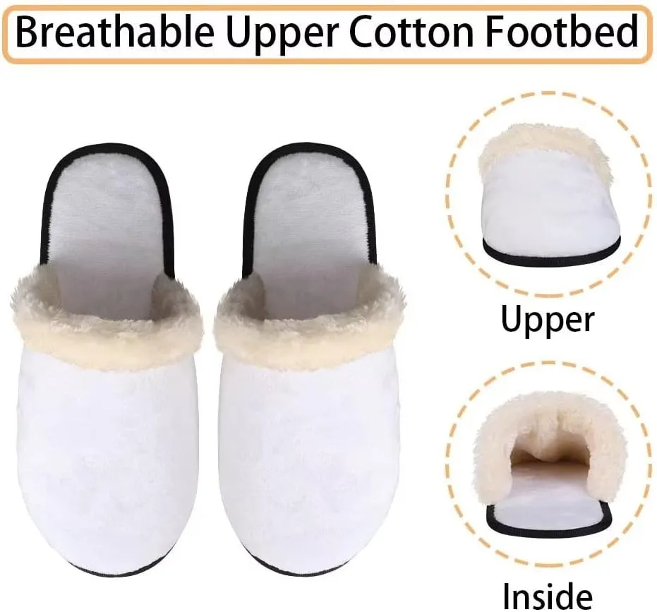 Advocator House Slippers Family Cotton Slipper Kids Adult Cute Fuzzy Indoor Shoes Winter Warm Slippers Size XS-XL,Cute Animal Theme