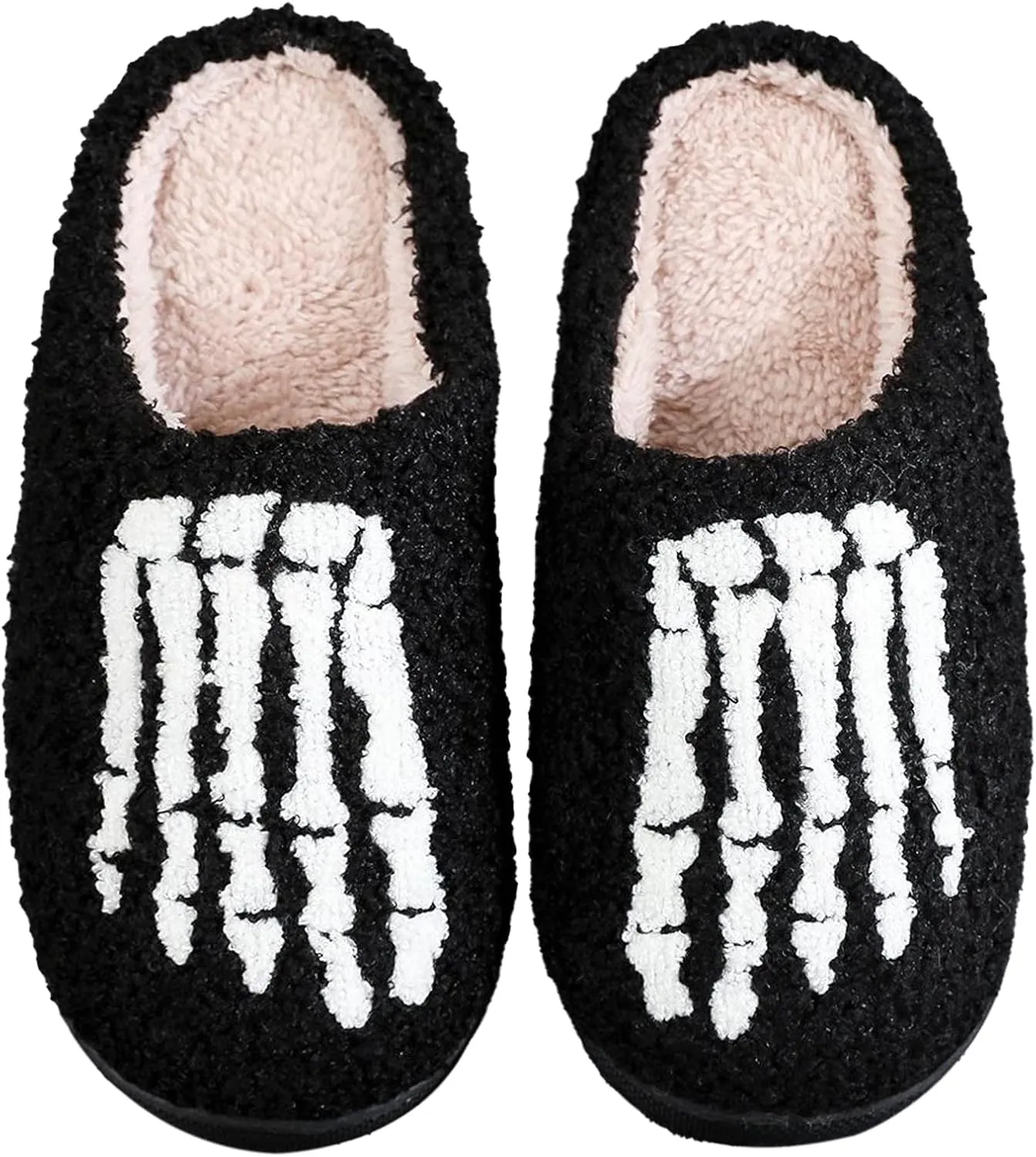 Afellicy Halloween Slippers for Women Holiday Gifts House Home Bedroom Slipper Memory Foam Retro Indoor Outdoor Shoes