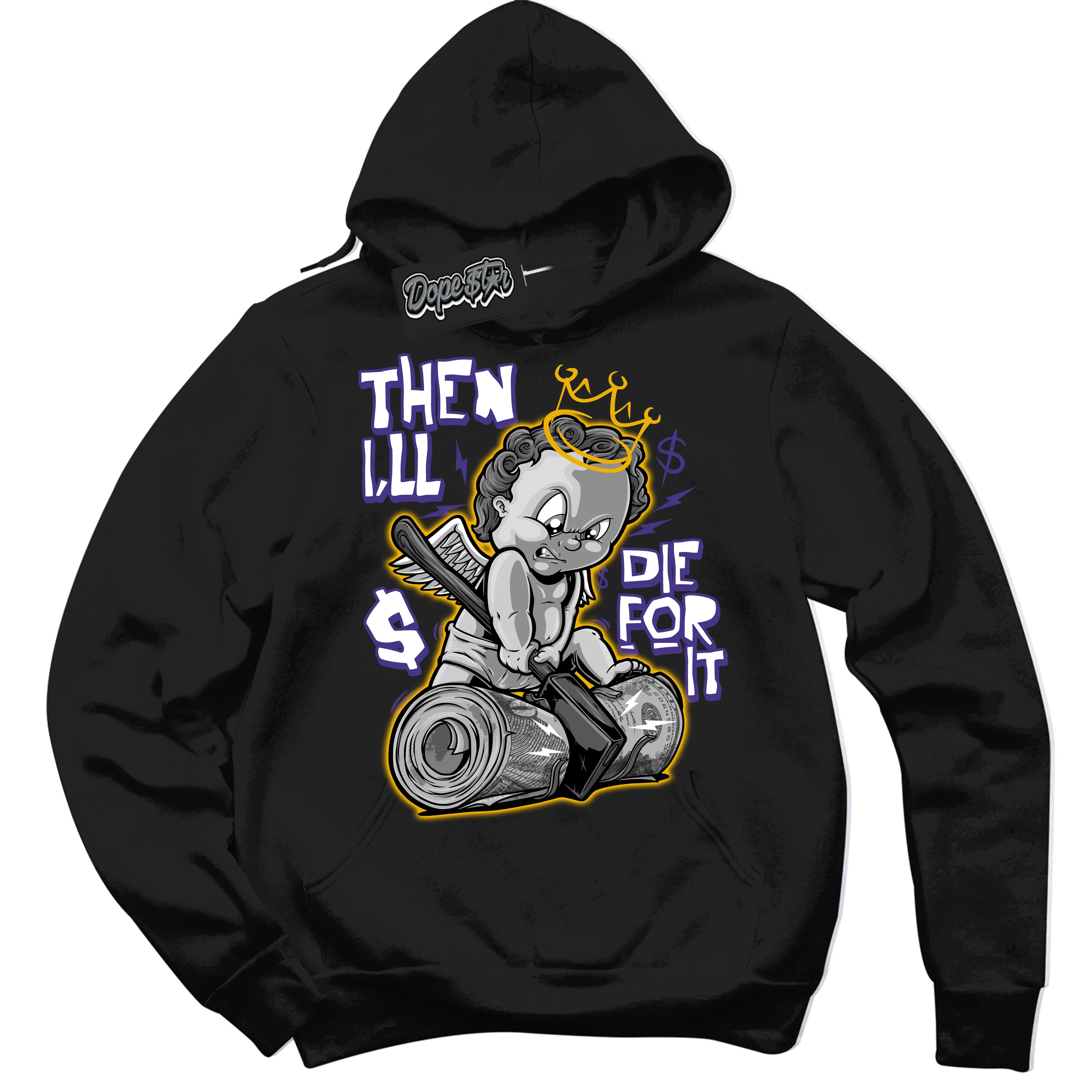 Air Force 1 QS Kobe Lakers Home Sneaker Hoodie Then I'll Graphic