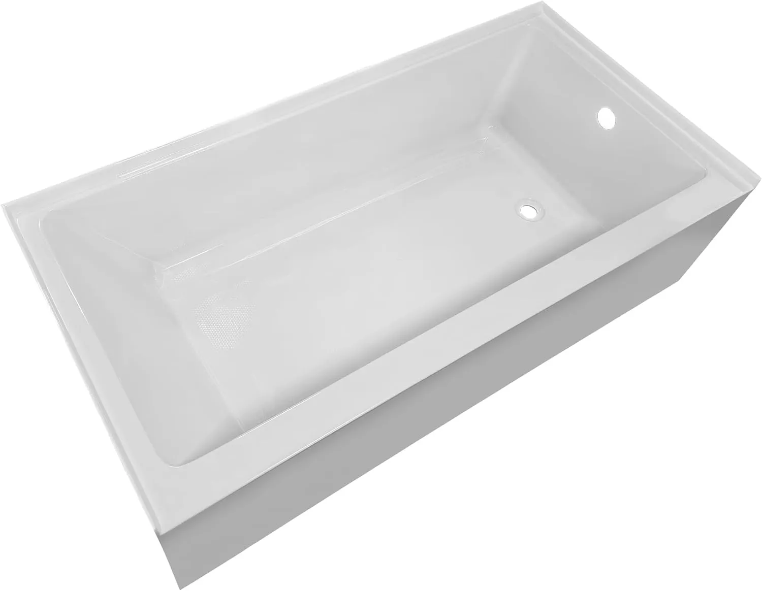 ALCOVE SOAKING BATHTUB WITH RIGHT DRAIN HOLE OPTION