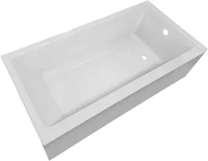 ALCOVE SOAKING BATHTUB WITH RIGHT DRAIN HOLE OPTION