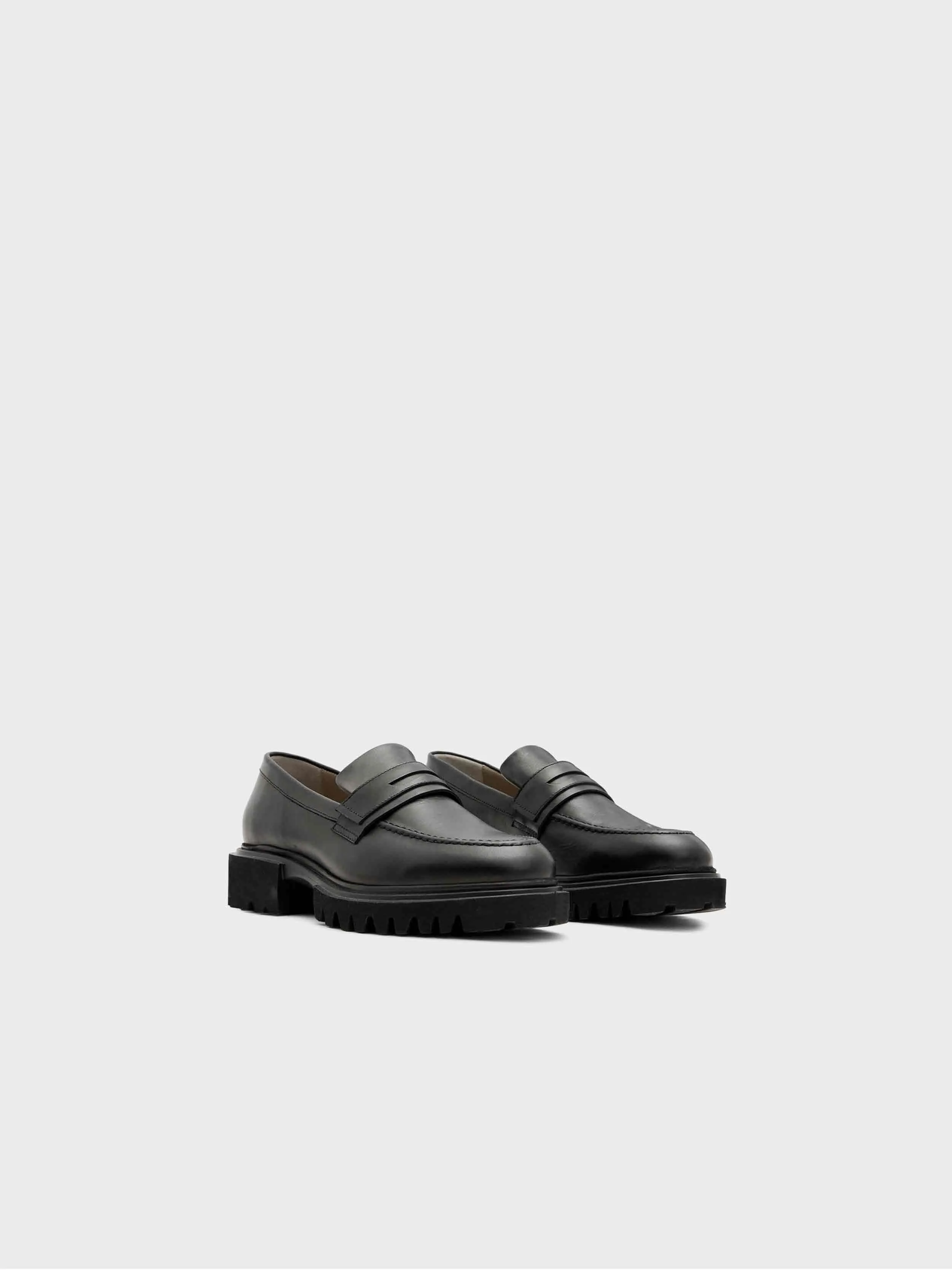 Allsaints- Vinni Chunky Leather Loafers
