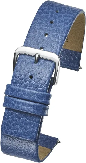 Alpine Flat-Stitched Genuine Leather Watch Band | Replacement Watch Band | Full Grain Leather Watch Band for Men | Smooth Leather Watch Strap | Compatible with Traditional & Smart Watches