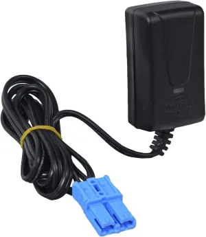 AlveyTech 12 Volt 1.0 Amp Battery Charger for Kid Trax Ride-On Toy - Replacement Compatible Chargers for Kids Electric Power Scooters, Car, Truck, 4-Wheeler Toys, 12V Blue Power Pole Plug