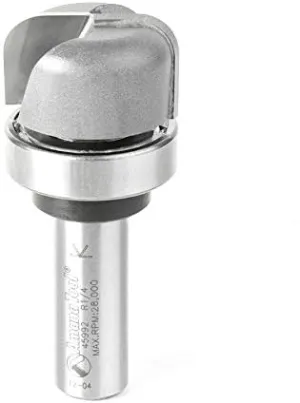 Amana Tool - 45992 Carbide Tipped Bowl & Tray 1/4 Radius x 1-1/8 Dia x 5/8 x 1/2" Shan