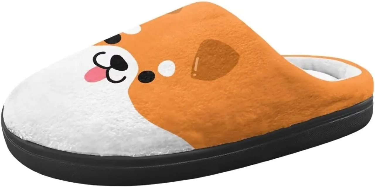 Animal Cotton Slippers for Kid Cozy Slippers Fluffy Slip-On Fuzzy Fluffy Outdoor Home Non-Slip Slipper for Kids
