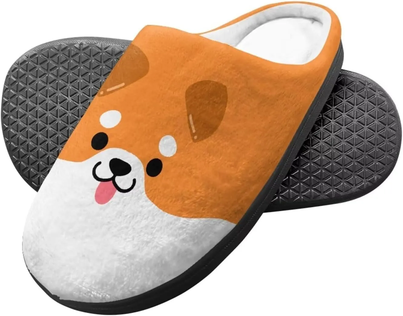 Animal Cotton Slippers for Kid Cozy Slippers Fluffy Slip-On Fuzzy Fluffy Outdoor Home Non-Slip Slipper for Kids