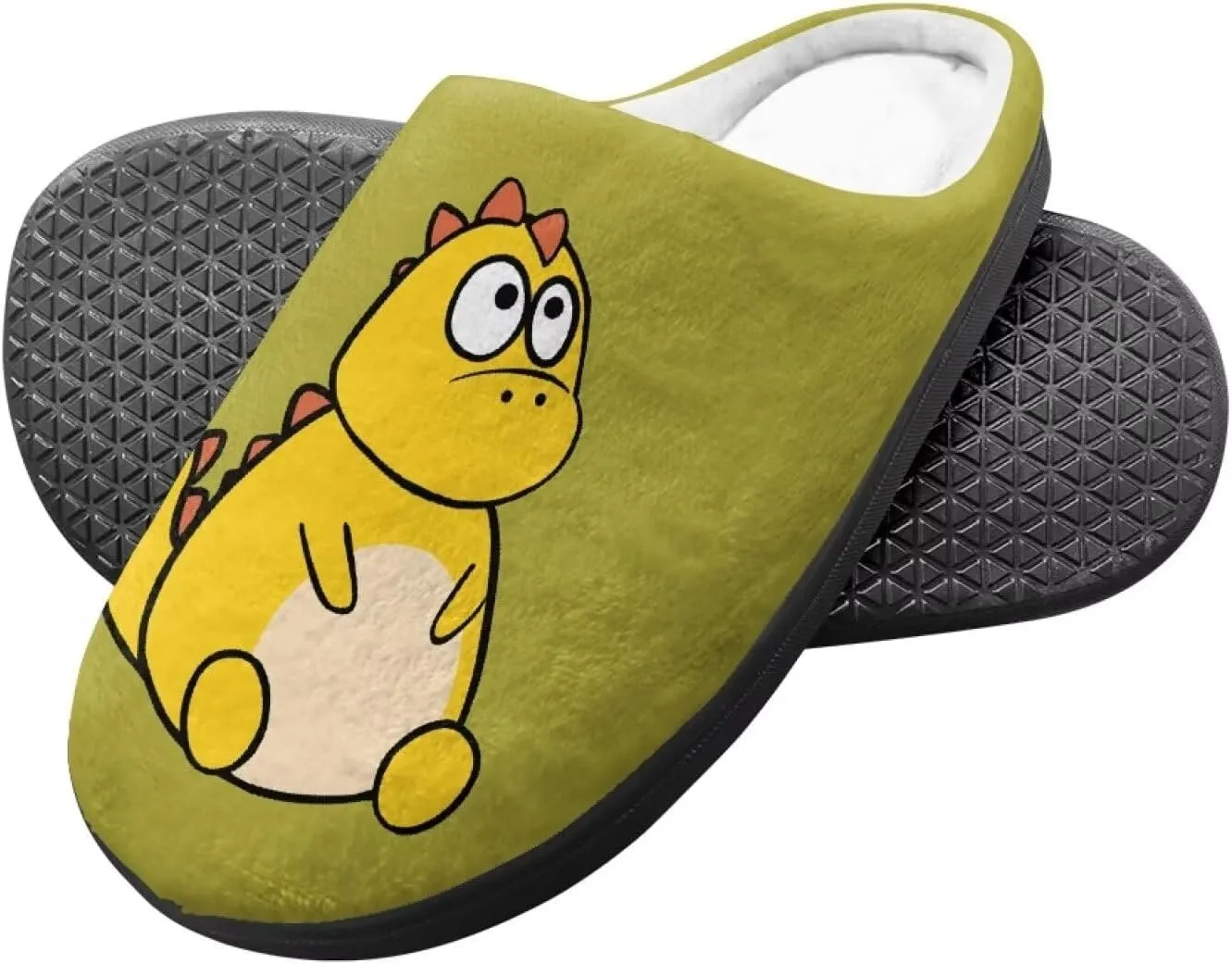 Animal Cotton Slippers for Kid Fluffy Slip-On Breathable Slippers Cozy Anti-Skid Outdoor Plush Home Slipper for Kids