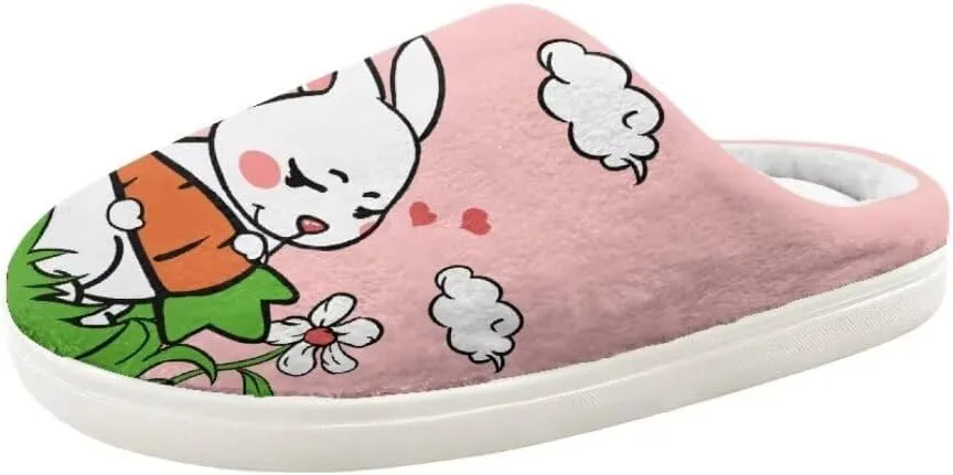 Animal Cotton Slippers for Kid Slip-On Slippers Fluffy Cozy Anti-Skid Outdoor Soft Plush Home Slipper for Kids
