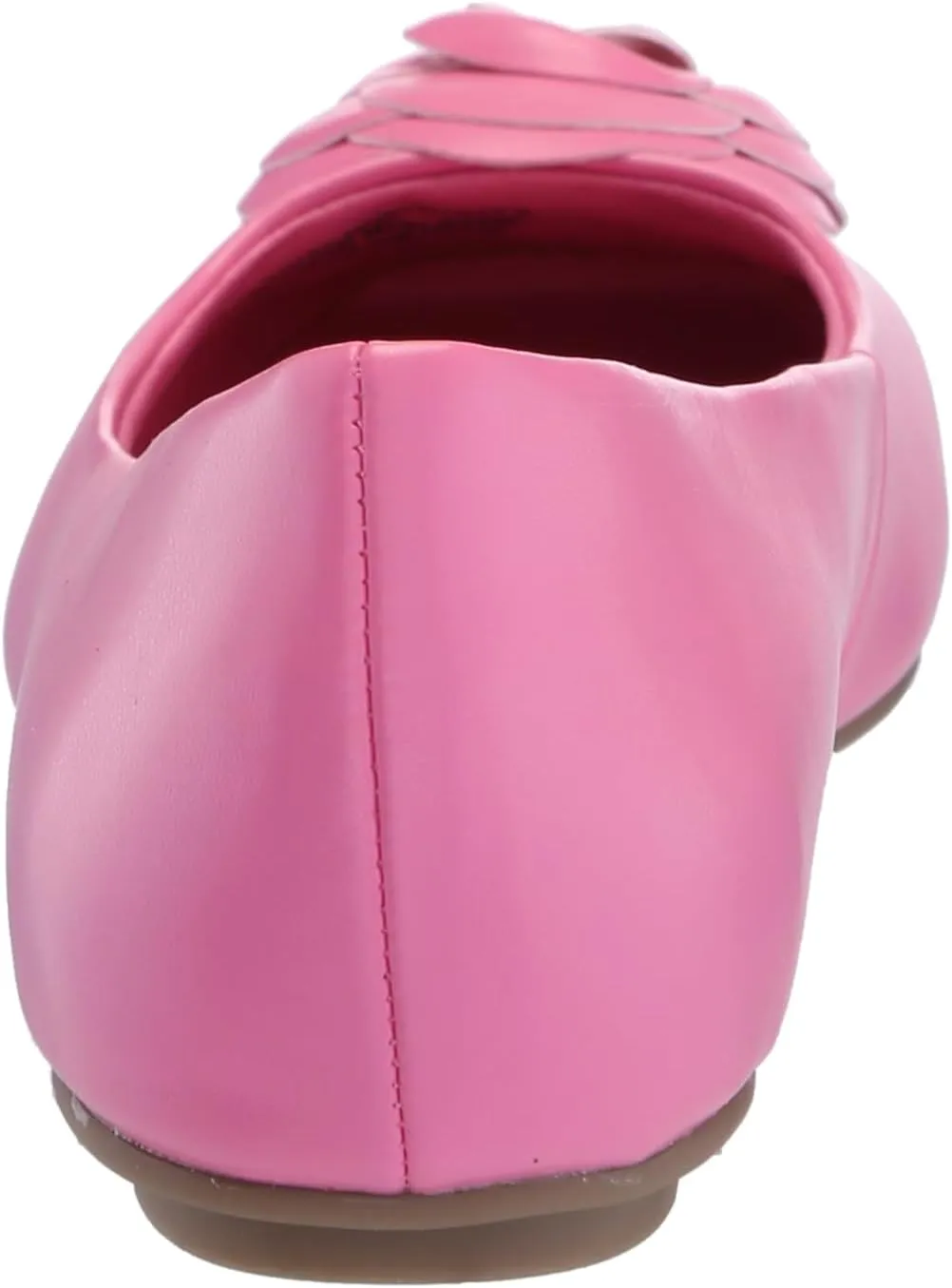 Anne Klein Womens Faux Leather Slip On Ballet Flats