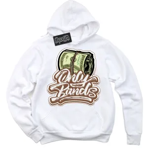 Archaeo Brown White 1s Sneaker Hoodie Only Bands Graphic