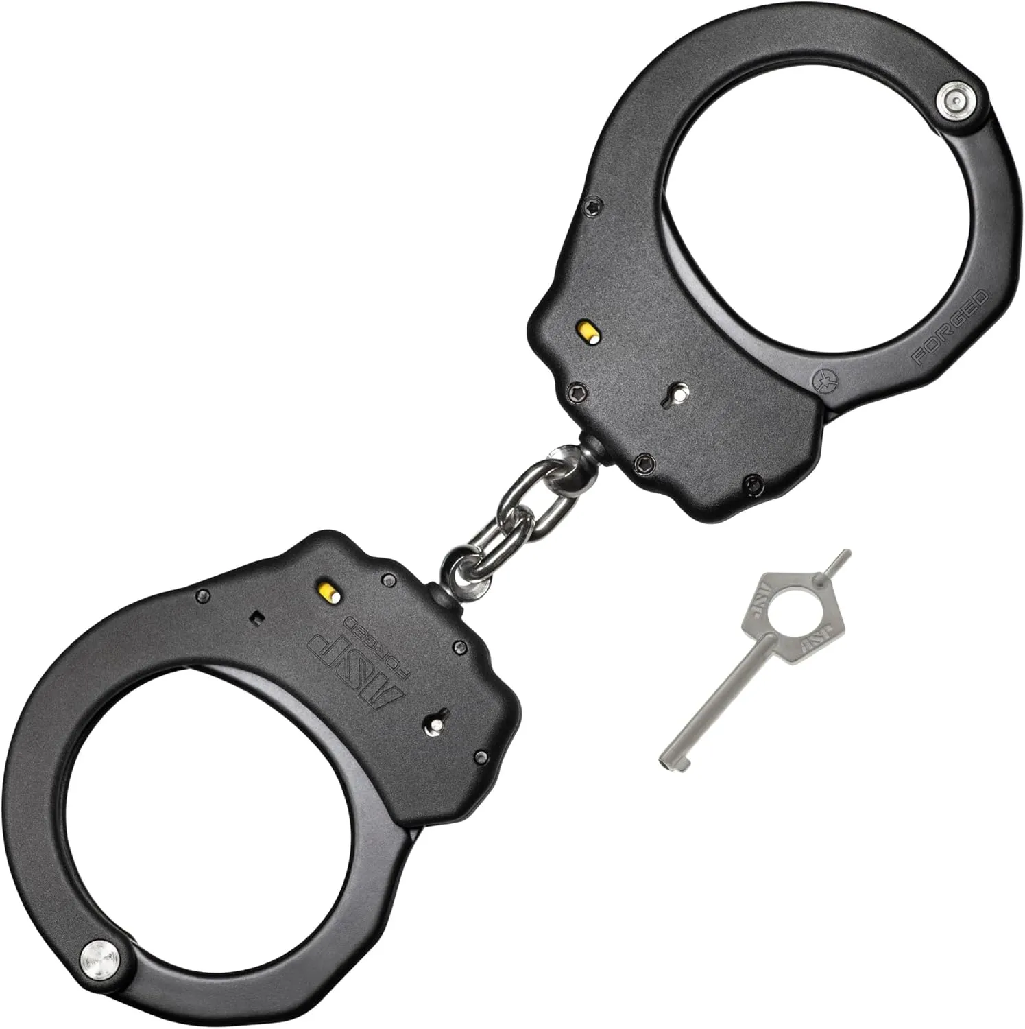 ASP Ultra Double-Locking Chain Handcuffs, Forged Aluminum Restraints, Professional Cuffs for Tactical Gear