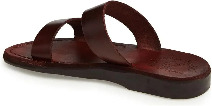 Aviv - Leather Double Strap Sandal - Mens Sandals