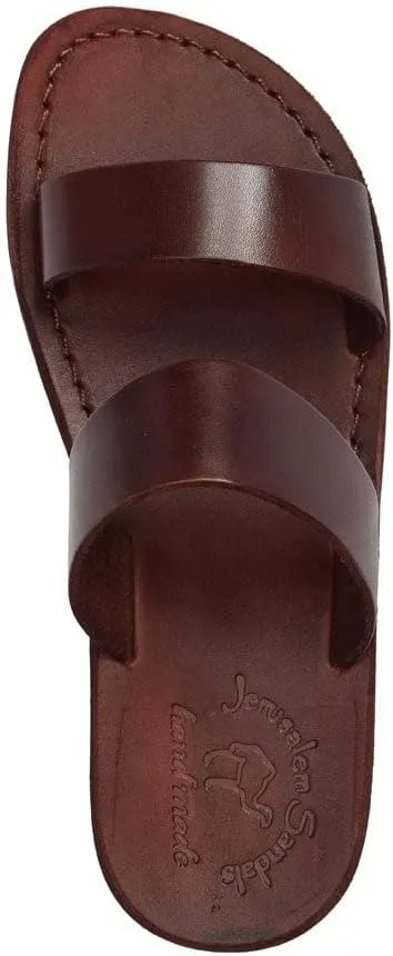 Aviv - Leather Double Strap Sandal - Mens Sandals