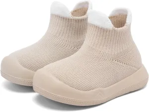 Baby Sock Shoes With Grip - Infant First Walker Shoes for Girls and Boys - Toddler Slipper Non Slip