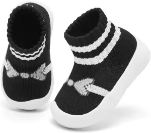 Baby Sock Shoes With Grip - Infant First Walker Shoes for Girls and Boys - Toddler Slipper Non Slip