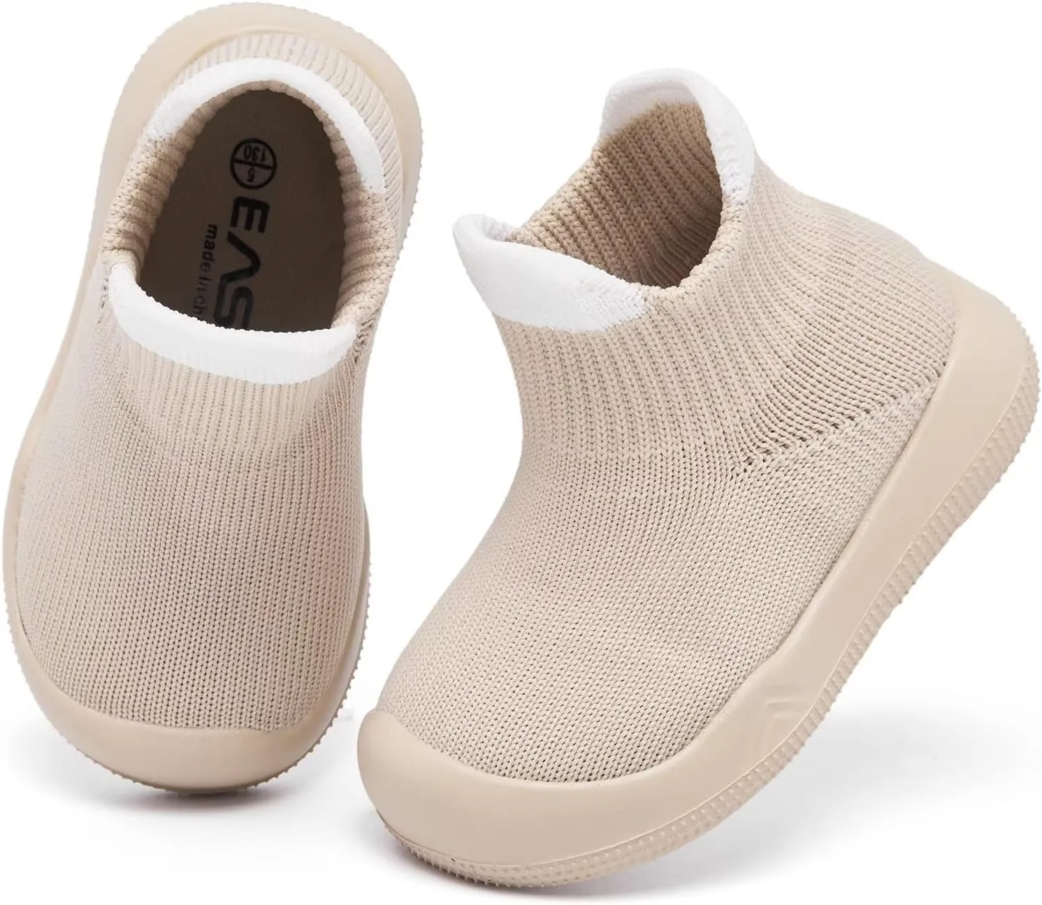 Baby Sock Shoes With Grip - Infant First Walker Shoes for Girls and Boys - Toddler Slipper Non Slip