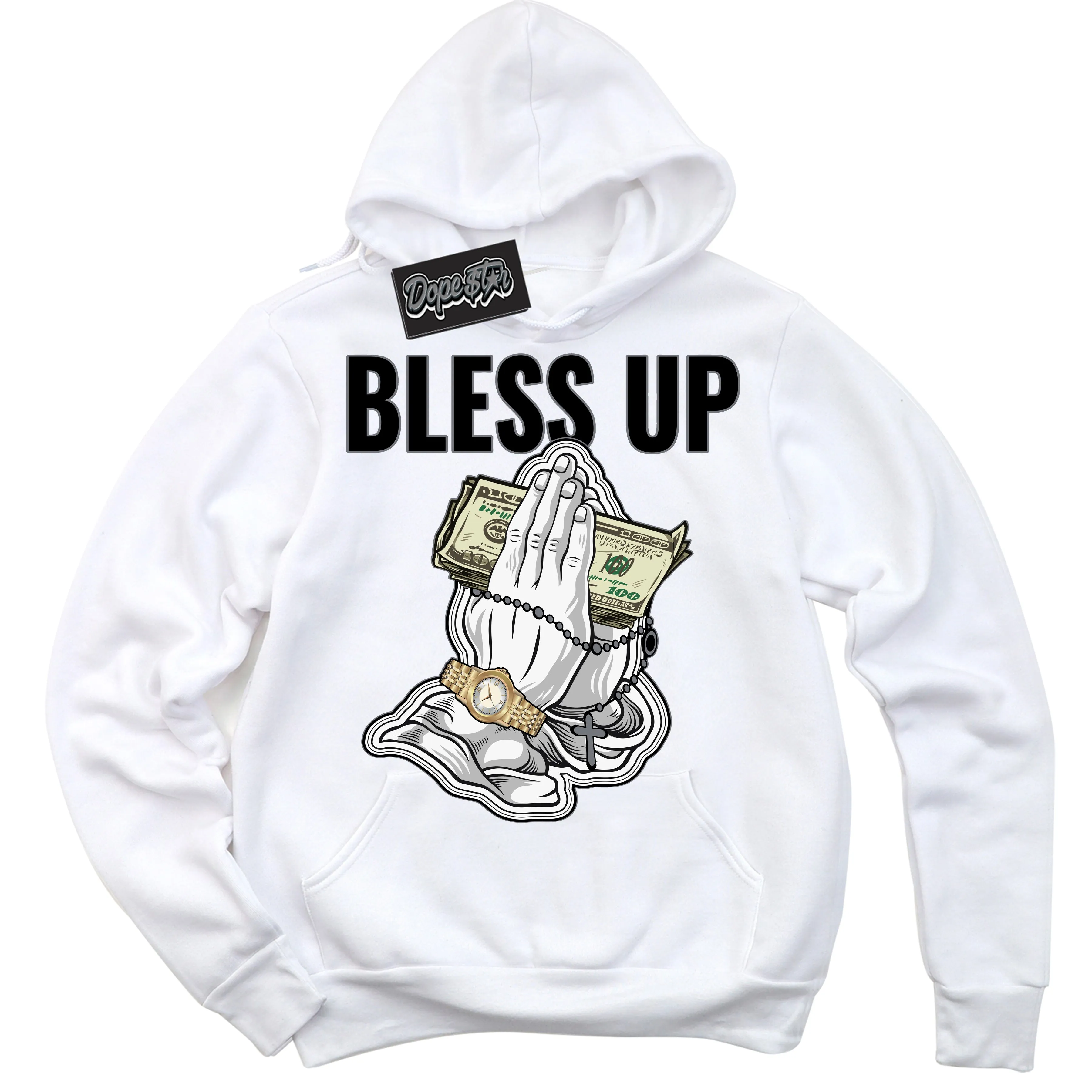 Barons 12s Sneaker Hoodie Bless Up Graphic