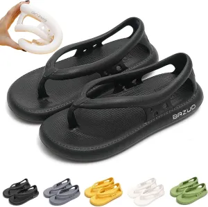 Bazuo Sandals,Bazuo Flip Flops,Couples Non-Slip EVA Thick Sole Quick-Dry Flip Flops Slippers