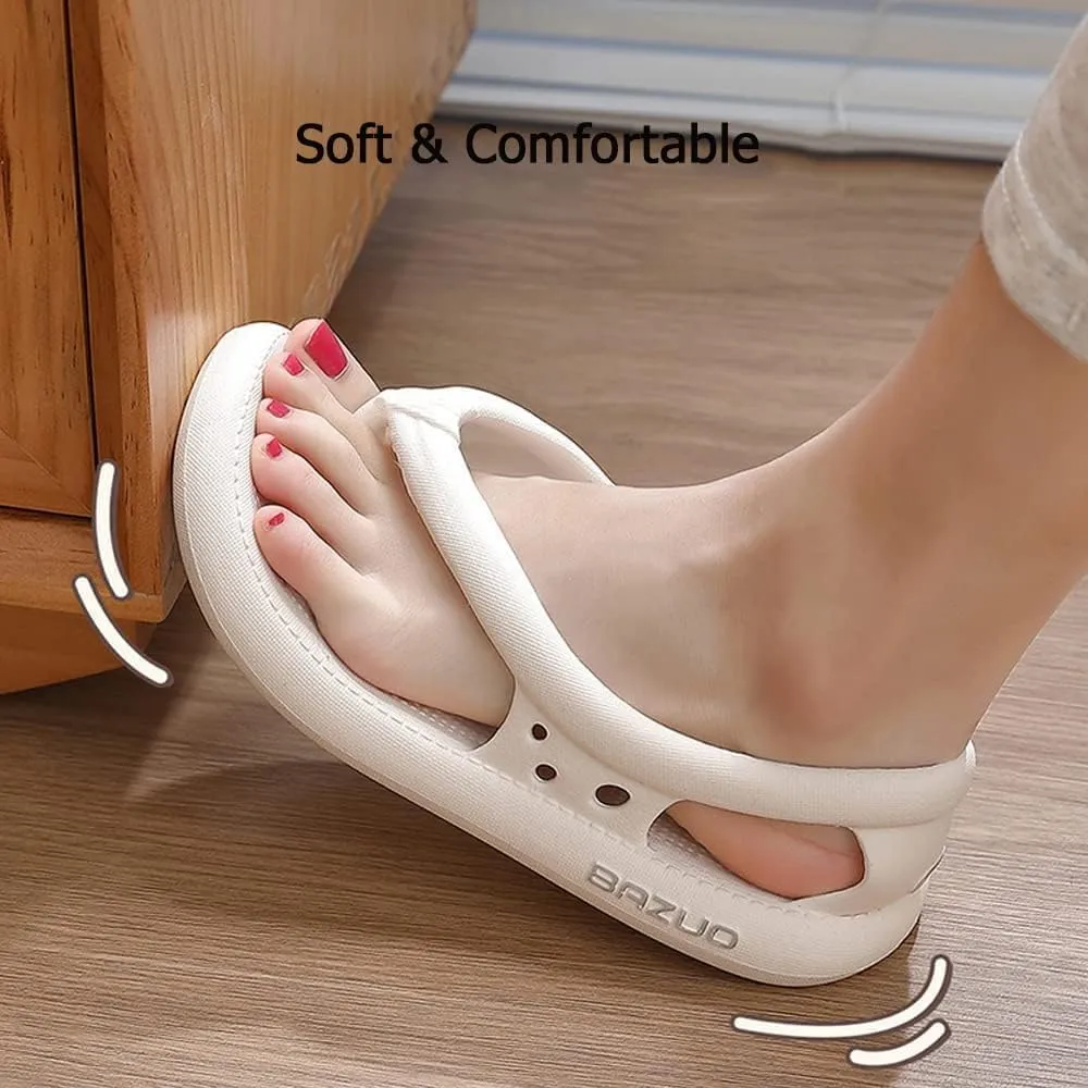 Bazuo Sandals,Bazuo Flip Flops,Couples Non-Slip EVA Thick Sole Quick-Dry Flip Flops Slippers