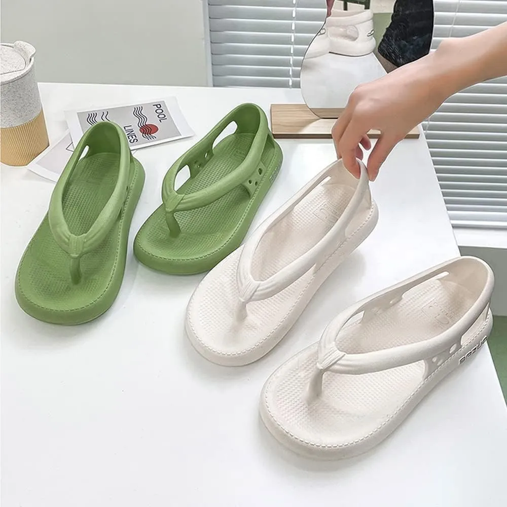Bazuo Sandals,Bazuo Flip Flops,Couples Non-Slip EVA Thick Sole Quick-Dry Flip Flops Slippers