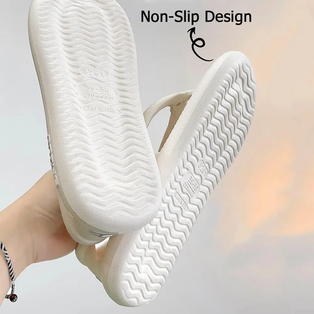 Bazuo Sandals,Bazuo Flip Flops,Couples Non-Slip EVA Thick Sole Quick-Dry Flip Flops Slippers