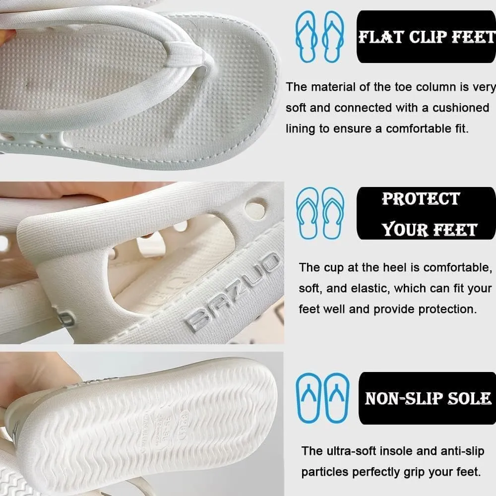 Bazuo Sandals,Bazuo Flip Flops,Couples Non-Slip EVA Thick Sole Quick-Dry Flip Flops Slippers