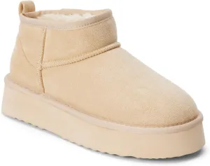 BEACH by Matisse Womens Breckenridge Round Toe Pull On Platform Casual Boots Ankle Low Heel 1-2" - Black