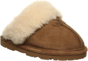 BEARPAW Loki Youth Hickory Size 1 | Youth 's Slippers | Youth 's Shoes | Comfortable & Light-Weight