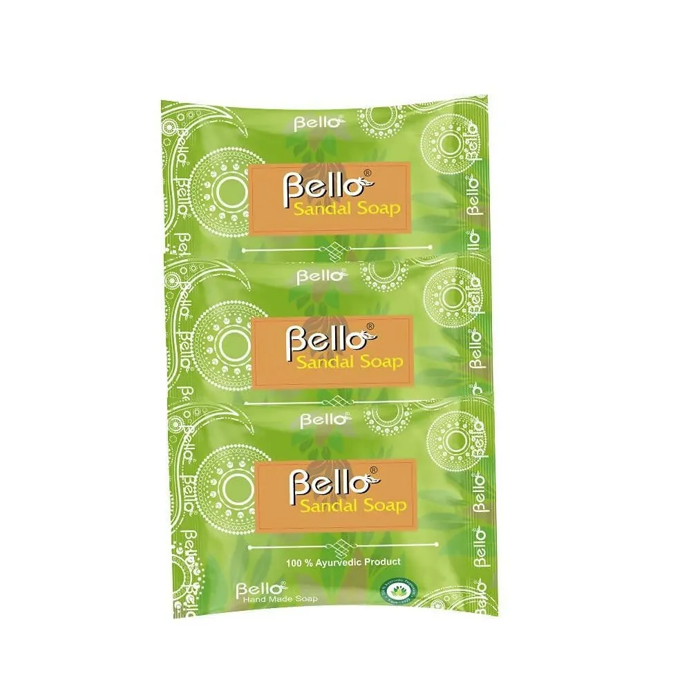 Bello Herbals Sandal Soap Handcrafted Glycerin Based Soap