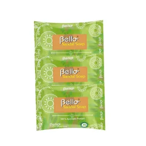 Bello Herbals Sandal Soap Handcrafted Glycerin Based Soap