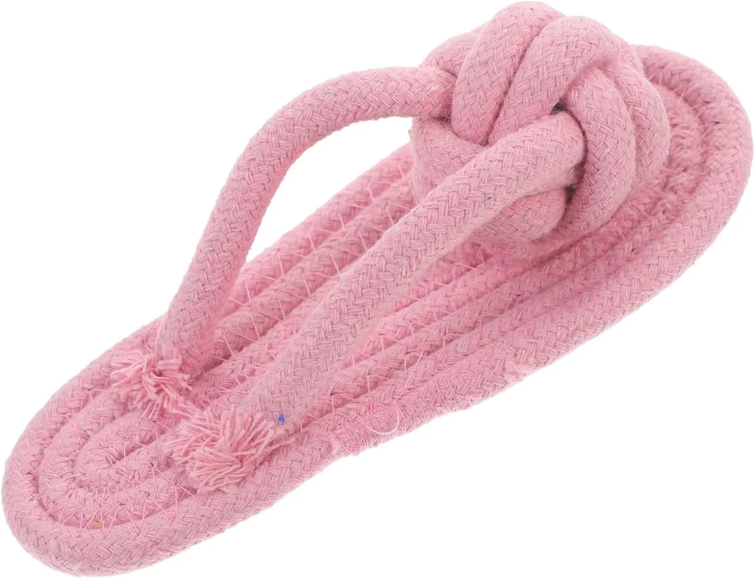 BESPORTBLE Durable Cotton Chew Slippers Teething Playing for Small to Medium Dogs Teeth Cleaning Rope Engaging Pet Plaything for Chewers Large