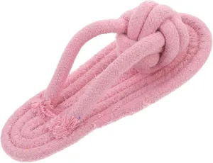 BESPORTBLE Durable Cotton Chew Slippers Teething Playing for Small to Medium Dogs Teeth Cleaning Rope Engaging Pet Plaything for Chewers Large