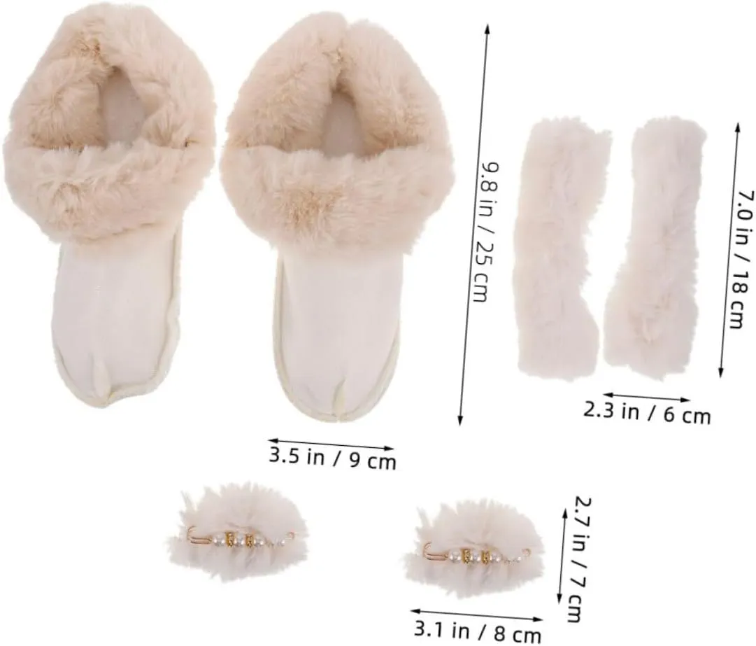 BESTOYARD House Slippers Liners Warm Cotton Fleece Inserts Replacement Insoles Cozy Liners for Women Winter Shoes Liners