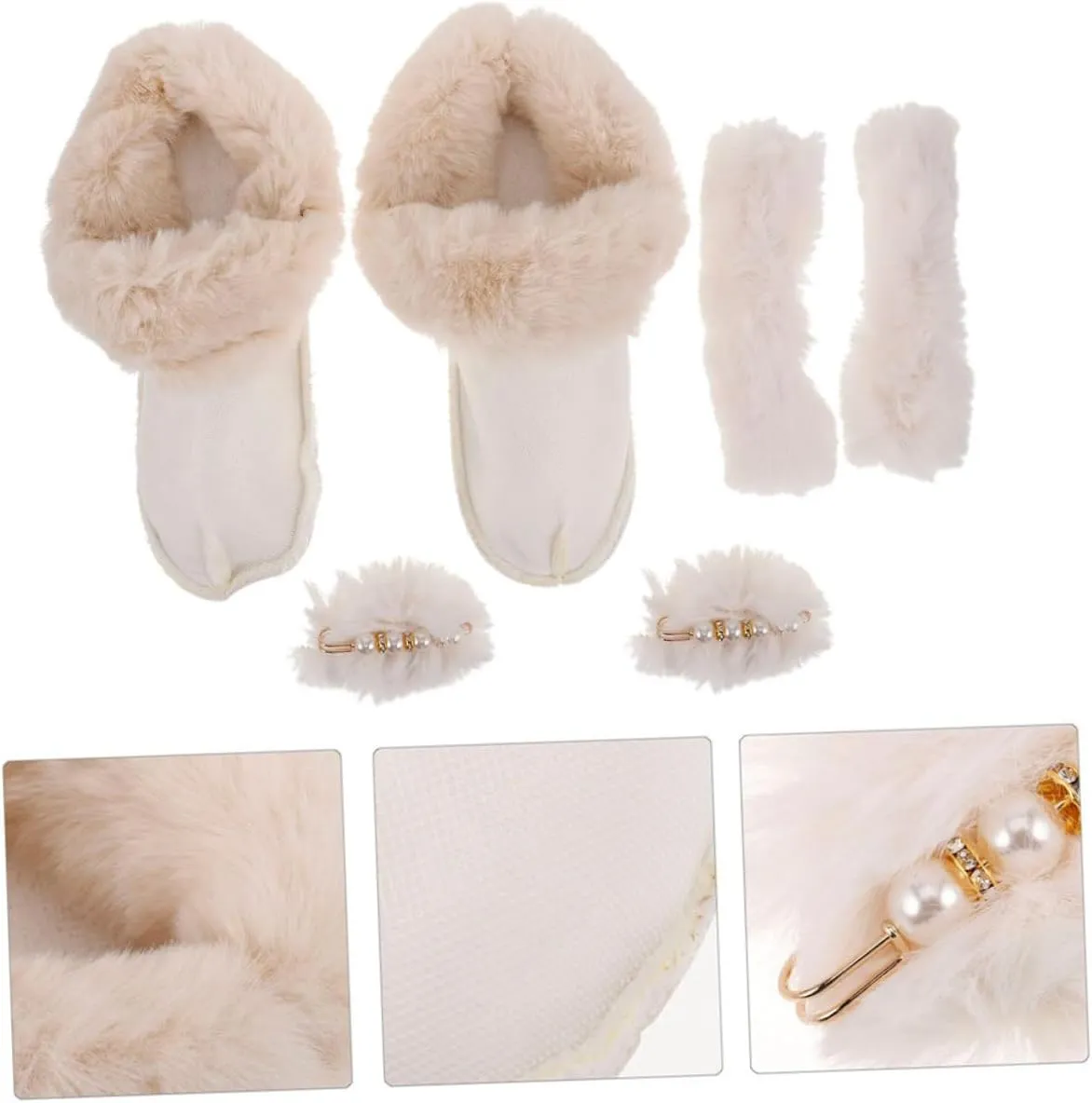 BESTOYARD House Slippers Liners Warm Cotton Fleece Inserts Replacement Insoles Cozy Liners for Women Winter Shoes Liners