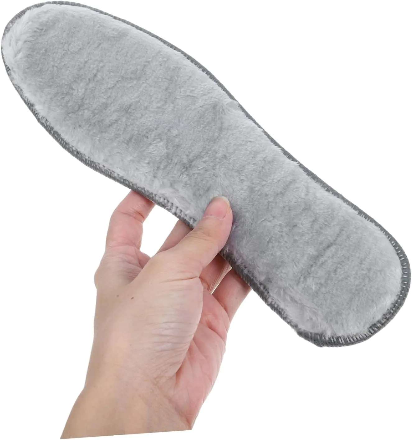 BESTYASH 4 Pairs Winter Fluffy Insoles for Women Thick Thermal Shoe Inserts for Comfort Warmth Ergonomic Design for Cold Weather