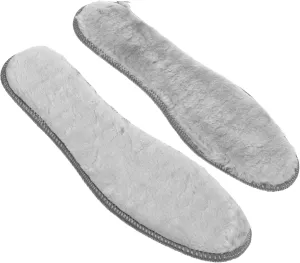 BESTYASH 4 Pairs Winter Fluffy Insoles for Women Thick Thermal Shoe Inserts for Comfort Warmth Ergonomic Design for Cold Weather