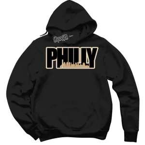 Black Anthracite Sesame Dunk Sneaker Hoodie Philly Graphic