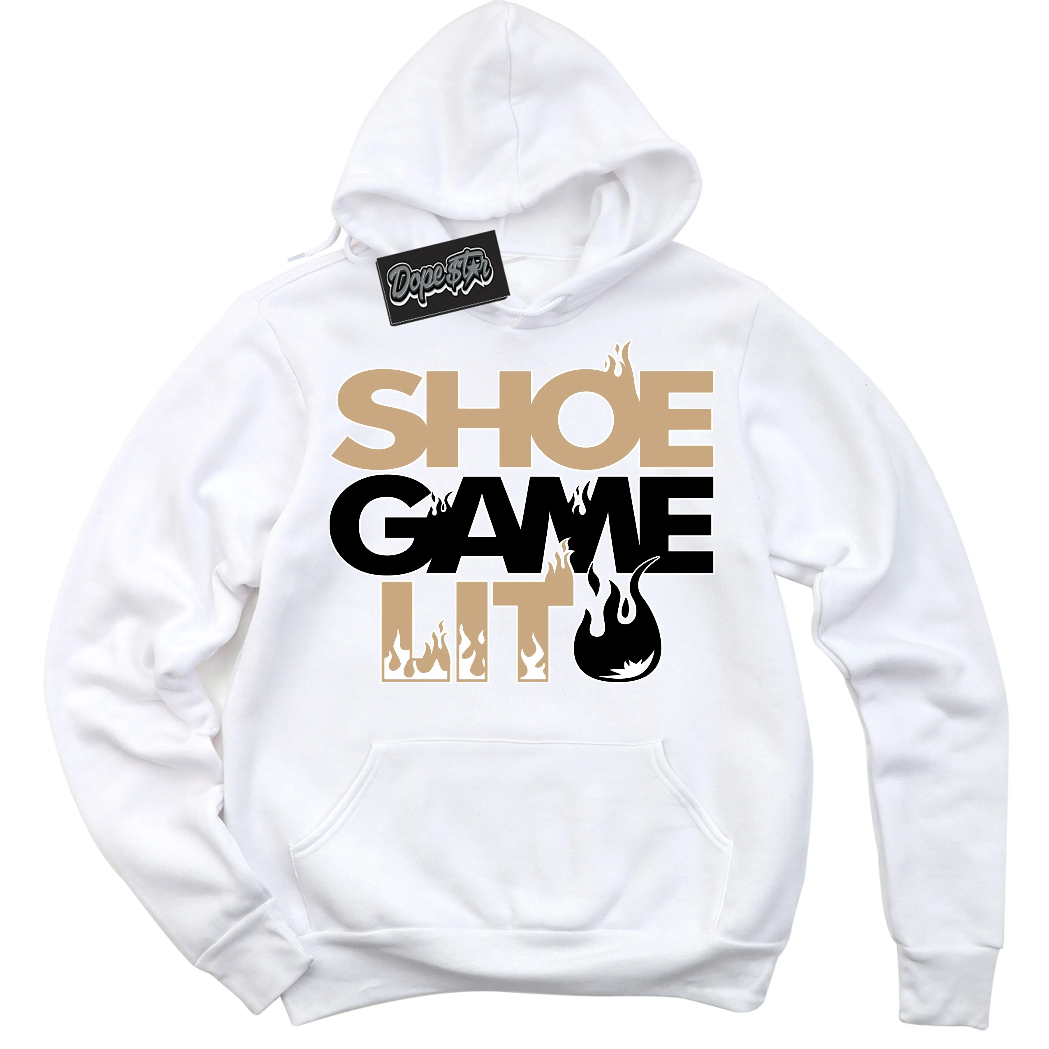 Black Anthracite Sesame Dunk Sneaker Hoodie Shoe Game Lit Graphic