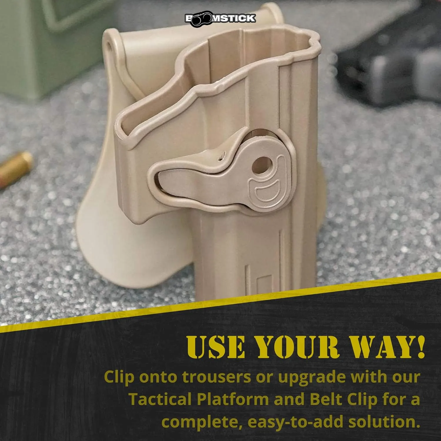 BOOMSTICK Fits Beretta 92, Beretta 92FS, GSG92, Girsan Regard MC; FDE Color