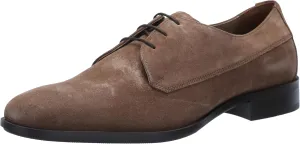 BOSS Men's Colby Smooth Suede Lace Up Derby Dress Shoe Oxford Flat